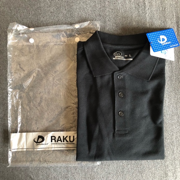 phiten Other - Vintage Phiten Raku Short Sleeve Polo Shirt Large